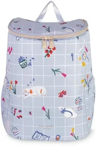kate spade new york Insulated Backpack Cooler Large Capacity, Portable Soft Cooler Bag for Picnics, Beach, Pool, Hiking (Park Picnic)