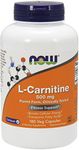 Now Foods L-Carnitine, 500 mg, 180 Veg capsules