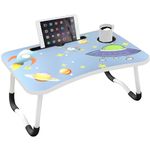 Laptop Desk, Bed Table, Laptop Table for Sofa Breakfast Bed Tray, Portable Laptop Lap Desk Coffee Tray Cup Holder Notebook Stand Foldable Reading Writing Working