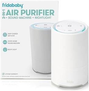 Frida Baby 3-in-1 Baby Sound Machine for Sleeping, Nightlight + Air Purifier for Bedroom with 3 Fan Speeds, Easy-Change Filter, Auto-Off Timer