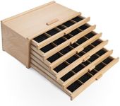 Falling in Art Wooden Pastel Storag