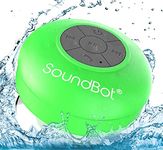 SoundBotÂ SB510 HD Water Resistant Bluetooth Wireless Shower Speaker, Hands-Free Portable Speakerphone w/ 6Hrs of Playtime, Built-in Mic, Control Buttons & Detachable Suction Cup for Indoor & Outdoor