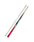 JBB Billiards Pool Cue Stick, 2-Piece Half Joint Design, 12 mm Tip, Wooden Cue for Pool and Billiards Play