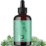 Maple Holistics Eucalyptus Essential Oil - Pure Eucalyptus Oil for Diffusers Aromatherapy Beauty and Self Care - Huile Essentielle Eucalyptus Pour Diffuseur Aromathérapie Savons ou Bougies 118mL