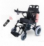 EVOX WC-109 Electric Wheelchair | Remort Operated I One Year Warranty Wheel chair for Old People | Foldable Lightweight Wheelchair | Extra Wide Flip Up Armest for Easy Transfer