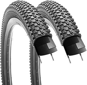 2 Pack 26x1.95 Inch Bike Tire Folding Bead Replacement Tire Double Packing for Mountain Bicycle Tire (26X1.95)