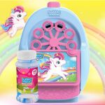 Bubble Magic Unicorn Theme Bubble Making Machine With 118ml Solution|Bubble Blower for Kids|Battery Operated Portable Automatic Bubble Machine for Kids 2+ | Outdoor Toy for Birthday Parties & Weddings