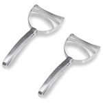 BOLEX Professional Square Stainless Steel Bone Dust Scraper- Catering kitchenware Square Bone Dust Remover (2 Pack)