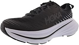 HOKA ONE ONE Women's Bondi X Running Shoes, Black/White, 4.5 UK, Black White, 6.5 US