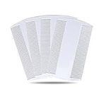 4 Piece White Fine Tooth Nit Combs 