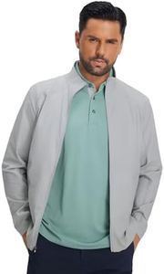 M MAELREG Track Jacket Men Full Zip Lightweight Workout Running Athletic Jacket with Pockets Sportswear Top