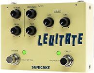 SONICAKE Digital Delay and Reverb Guitar Pedal 2 in 1 Guitar Effects Pedal Levitate