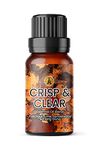 Crisp & Clear Essential Oil 10ml | Patchouli, Sandalwood, Ylang Ylang & Lime | Oils for Diffuser, Aromatherapy, Burner, Candle Making, Soap, Wax Melt | Natural, Vegan, Made in UK