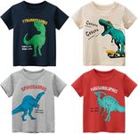 NautySaurs 4-Pack Toddler Boys Dino