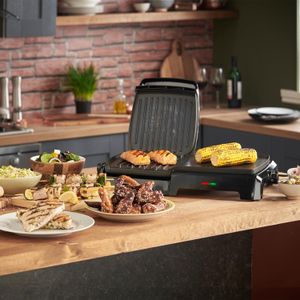 George Foreman Large Electric Grill – Black