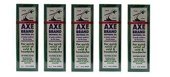 Axe Oil for Instant Pain, Cold and Headache Relief 56ml (Pack of 5)