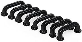 Odoria 1/12 Miniature Drawer Pulls Handles 8Pcs Dollhouse Decoration Accessories, Black