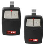 Two GDR PRO for Universal Garage Door Opener Remote for Clicker Liftmaster Chamberlain Genie Linear 375LM 375UT KLIK1U