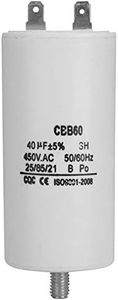 Condensador, 40 uf Condensador CBB60 450V 40 uf condensador de arranque 50/60Hz condensador de funcionamiento CBB60 450V 40 uf de bomba de agua para lavadora, cámaras frigoríficas, bombas,