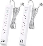 2 Pack Power Bar - Surge Protector 