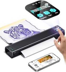 Phomemo M08F Plus Tattoo Stencil Printer with Touchscreen, Bluetooth Tattoo Printer Machine with 10pcs Premium Transfer Paper, Compatible with Phone/Tablet/PC, Tattoo Supplies for Artist & Beginner