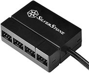 SilverStone PWM Fan Hub System Cables, Black (CPF04)