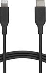 Amazon Basics USB-C to Lightning Cable, MFi Certified iPhone Charger - Black, 6-Foot