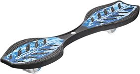 Razor RipStik Ripster Air Pro Waveboard - Compact Lightweight Caster Board for Ages 8+, Supports Riders Up To 100KG (220Lbs), Special Edition Camo Blue