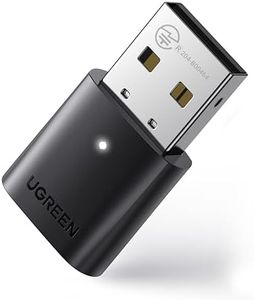 UGREEN Bluetooth Adapter PC, Bluetooth 5.0 Dongle for Windows 11/10/8.1/7, Mini-Sized, Plug and Play, Long Range USB Bluetooth Receiver for Console Controller, Headphone, Keyboard, Mouse and More