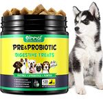 IFUDOIT Probiotics for Dogs Chews 120 Count, Dog Probiotic Supplements with Digestive Enzymes Gut Flora, Health, Allergy Itch Relief, Reduce Diarrhea, Gas, Bad Breath (Dog Probiotic Chews 01)