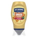 Hellmann's Cheese Flavour Sauce • Perfect with Burgers, Chips & Nachos, 8.45 fl oz ℮ 250 ml ℮ 250 g