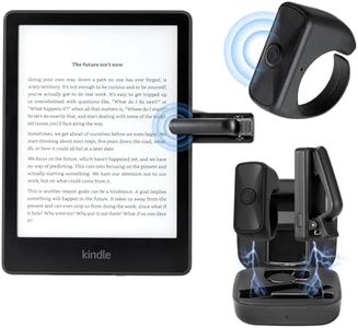 CoBak Remote Control Page Turner for Kindle Paperwhite Ipad Oasis Kobo eReaders, Camera Camcorder Remote Controls, Long-Lasting Page Turner Clicker for Tablets Reading Novels with Charging Case, Black