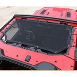 Big Ant Sunshade Top for Jeep Wrangler 2 Door, Front & Rear Mesh Sun Shade Blocks UV for JK Unlimited (2007-2018) 2 Door- 1 Piece