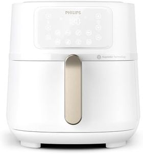 Philips 5000 Series XXL Connected Airfryer - Rapid Air Technology, 16-in-1 Ways to Cook, Large 7.2L Capacity, Healthier Meals Up to 90% Less Fat, Easy to clean, Dishwasher Safe, HomeID App (HD9285/00)