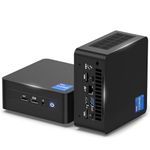 Intel Nuc 12, NUC12WSHi7 Wall Street Canyon Mini PC Desktop, Win 11 Pro Mini Computer, Core i7-1260P Prozessor, 12 Kerne, 18MB Cache, Iris Xe Grafik, WiFi6E, Thunderbolt 4 (32GB RAM+1TB PCIe SSD)