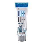 Lube Life Handie Cream, Water-Based Lube for Men and Couples, Made with Natural Ingredients, Creamy Texture, 120 mL