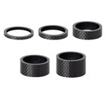 HOUSON 5PCS Bicycle Ahead Stem Spacer, Bicycle Handlebar Spacer Bike Headset Spacers Spacers Stem Spacer Rings 3mm/5mm/10mm/15mm/20mm