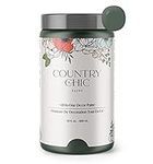 Country Chic Paint - Chalk Style All-in-One Paint for Furniture, Home Decor, Cabinets, Crafts, Eco-Friendly, Matte Paint - Hollow Hill [Dark Green] Quart 32oz/950ml