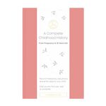 Promptly Journals, A Complete Childhood History: From Pregnancy to 18 Years Old (Dusty Rose, Pink, Linen) | Baby Book and Pregnancy Journal | Baby Memory Book