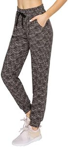 ALWAYS Women's Slimfit Jogger Pants - Buttery Soft Stretch Casual Comfy Athletic Sweatpants with Pockets, Jog128 / Space Dye Black, Medium