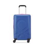 United Colors of Benetton Fabrica Hardside Luggage with Spinner Wheels, Blue, Checked-Large 27 Inch, Blue, Checked-Large 27 Inch, Fabrica Hardside Luggage with Spinner Wheels