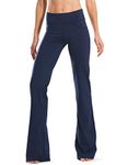 SAFORT 28"/30"/32"/34" Inseam Regular/Tall Bootcut Yoga Pants, 4 Pockets, UPF50+, Blue, XXL