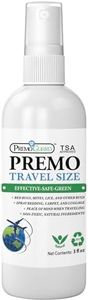 Travel Bed Bug & Mite Killer Spray by Premo Guard 3 oz – Child & Pet Safe – Fast Acting – Stain & Odor Free – Best Protection – Carryon Bag Approved