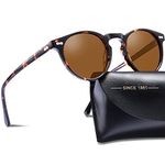 CARFIA Polarised Womens Sunglasses Vintage UV400 Protection Acetate Frame