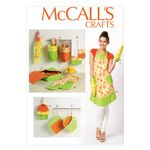 McCall Pattern Company M6978 Apron and Kitchen Accessories, One Size