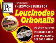 Pheromone Chemicals Traps and Lures - Complete Set - for Leucinodes orbonalis (Brinjal Fruit and Shoot Borer) - (Qty: 50 No's)