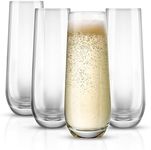 KooK Stemless Glass Champagne Flute