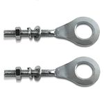 Wai Danie 2Pcs 15mm Chain Wheel Axle Tensioner Adjusters For 110cc 125cc 140cc 150cc Dirt Pit ATV Quad Bike