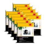 Kodak 200 GSM 4R (4x6) Glossy Photo Paper – Water Resistant, Pack of 10 x 100 sheets, Compatible with all Inkjet Printers