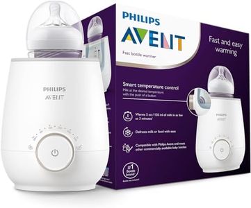 Philips Avent Premium Bottle Warmer with Smart Temperature Control: Warms Evenly, No Hotspots, Keep Warm & Auto Shut-Off, SCF358/00